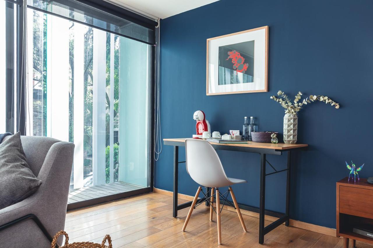 Casai Bright Designer Studio With Balcony In Polanco Мехико Экстерьер фото